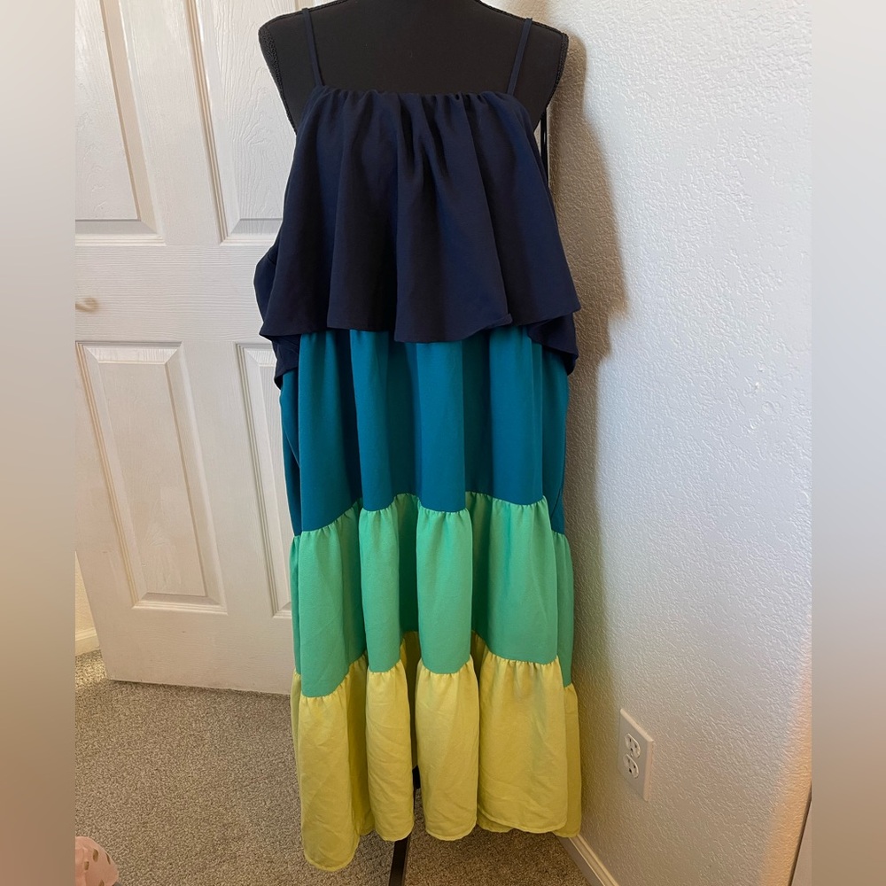 Colorful Layered Dress